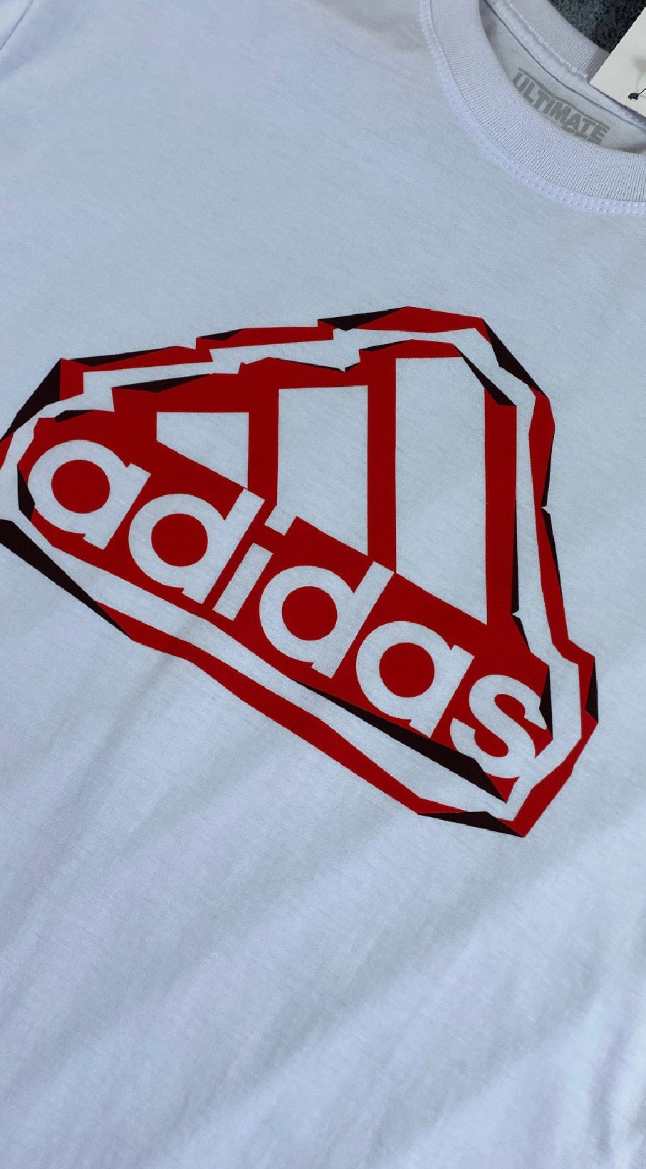 Camisa streetwear Adidas Branca