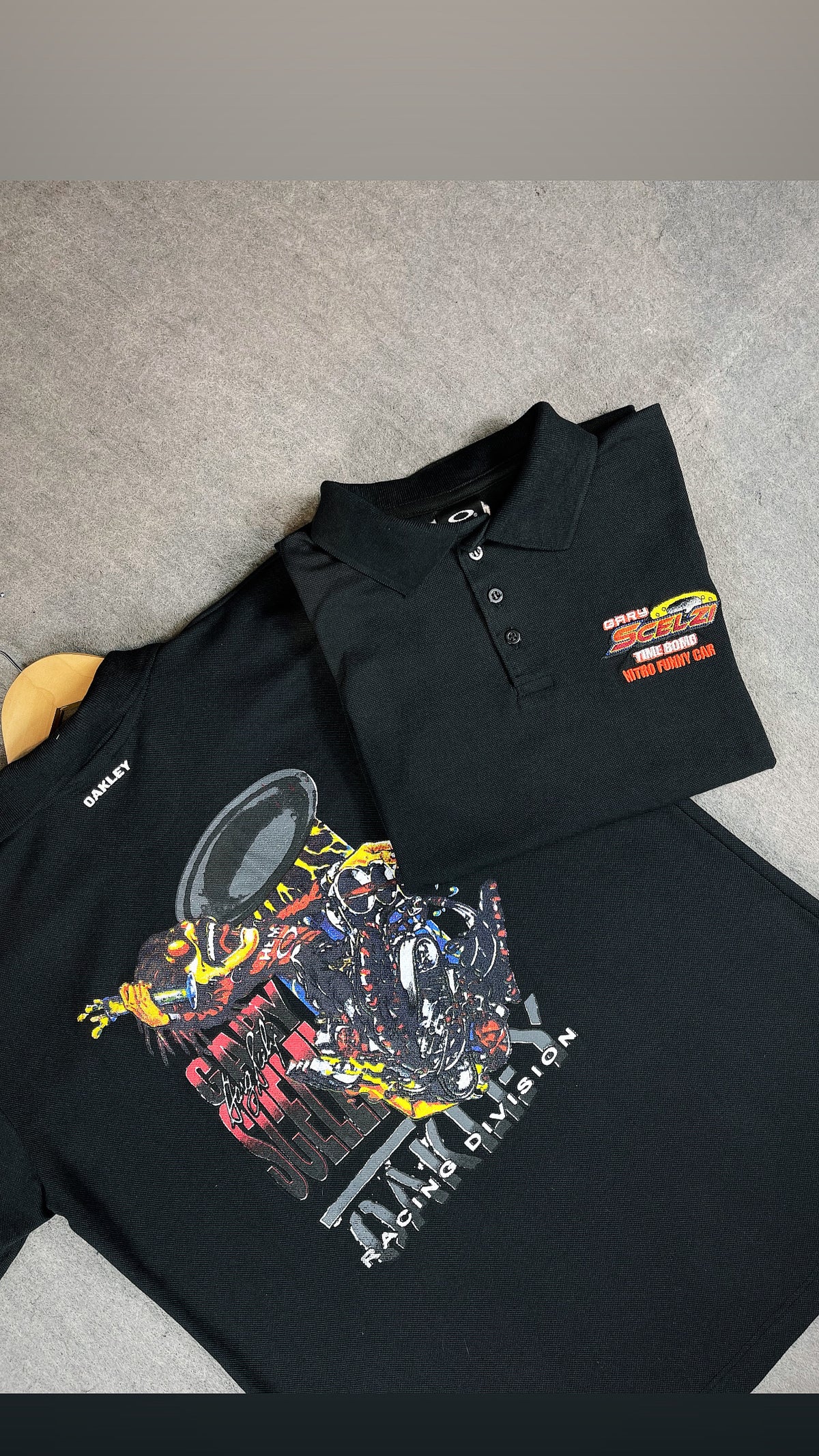Camisa Polo Edição scelzi time bomb nitro funny car