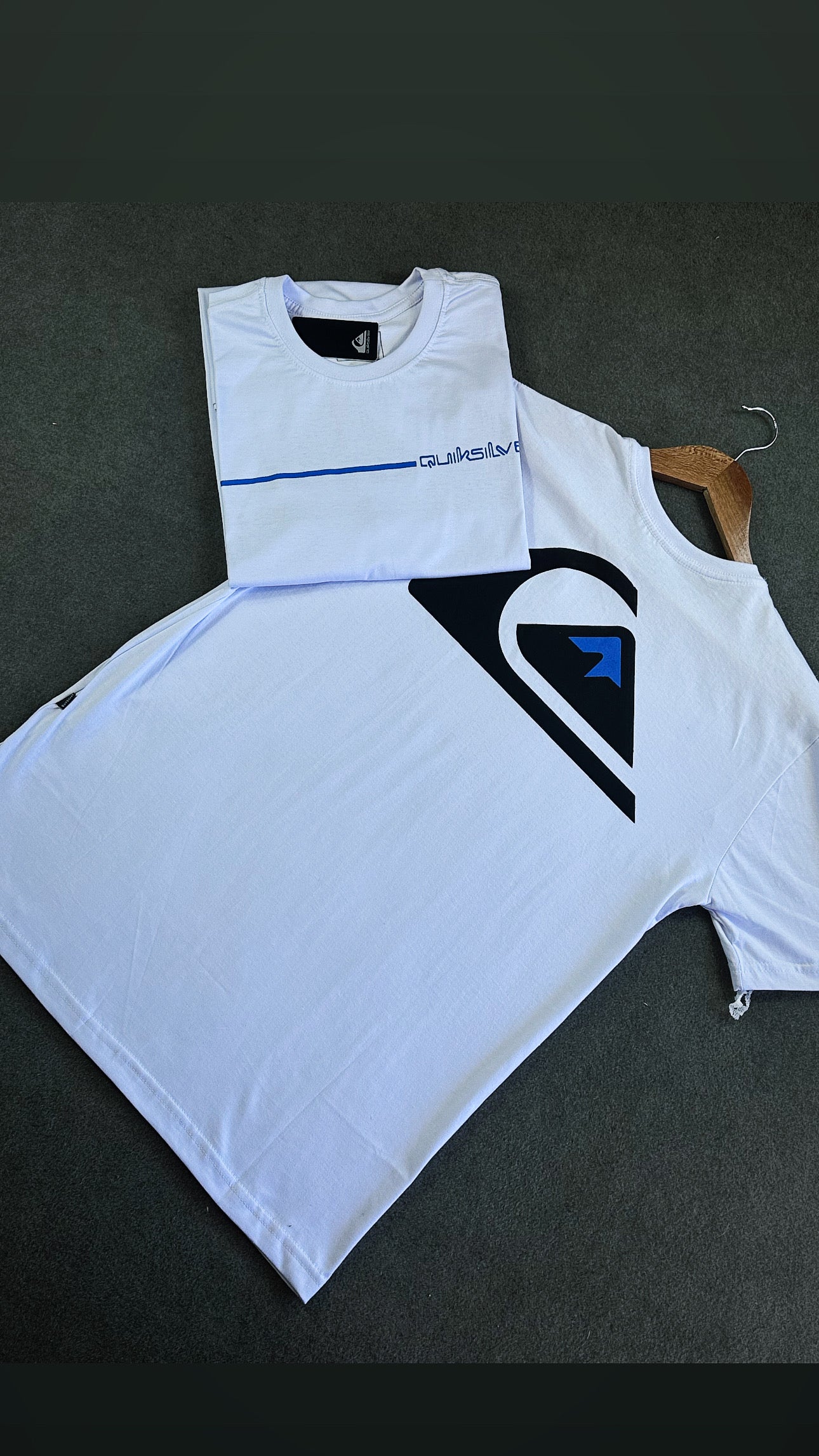 Camisa Quiksilver  Masculina Branca em Algodão