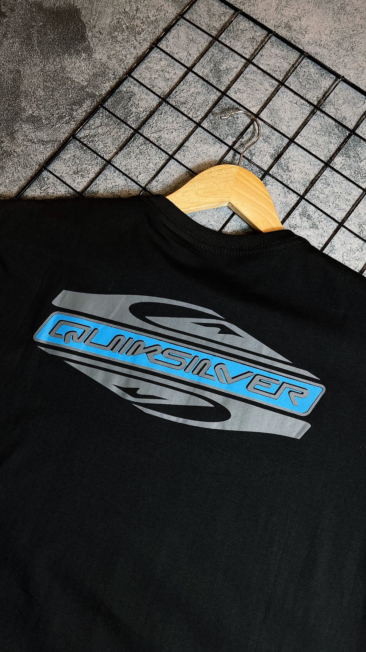 Camisa Quiksilver  Masculina Preta em Algodão