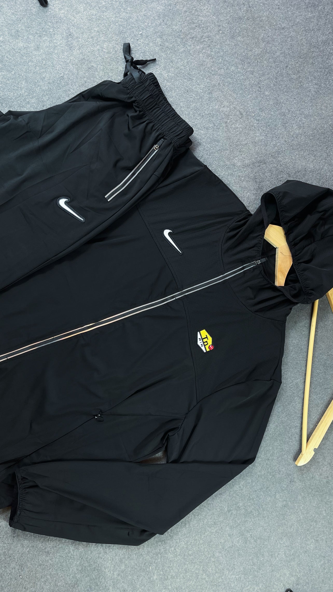 Conjunto malha chinesa elastano