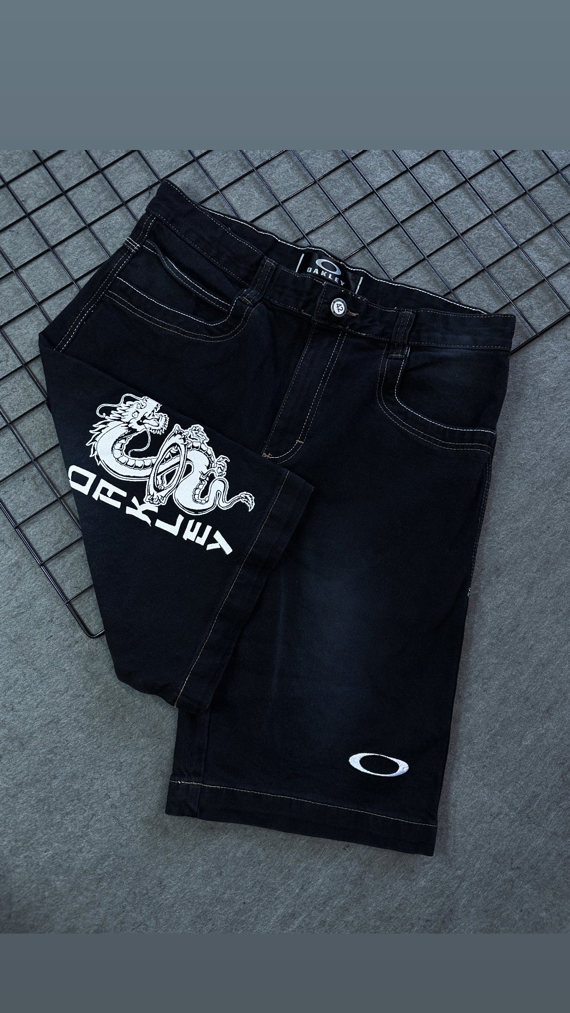 Bermuda Jeans Estampada