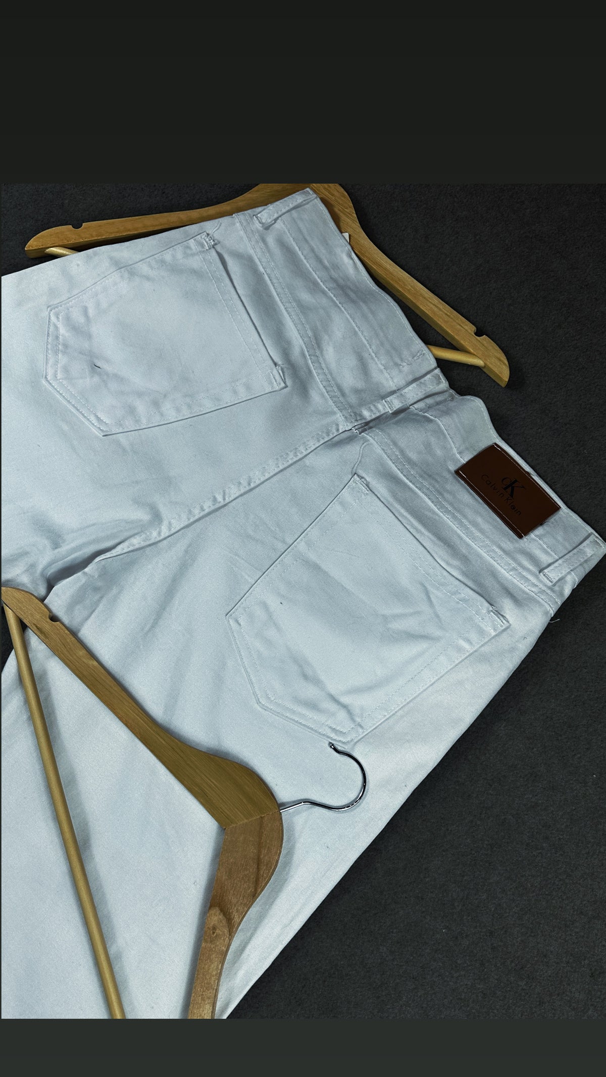 Calça Jeans Masculina  Branca