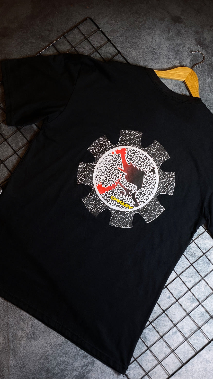 Camiseta Plus size Aoakley-Preta (Caveira)