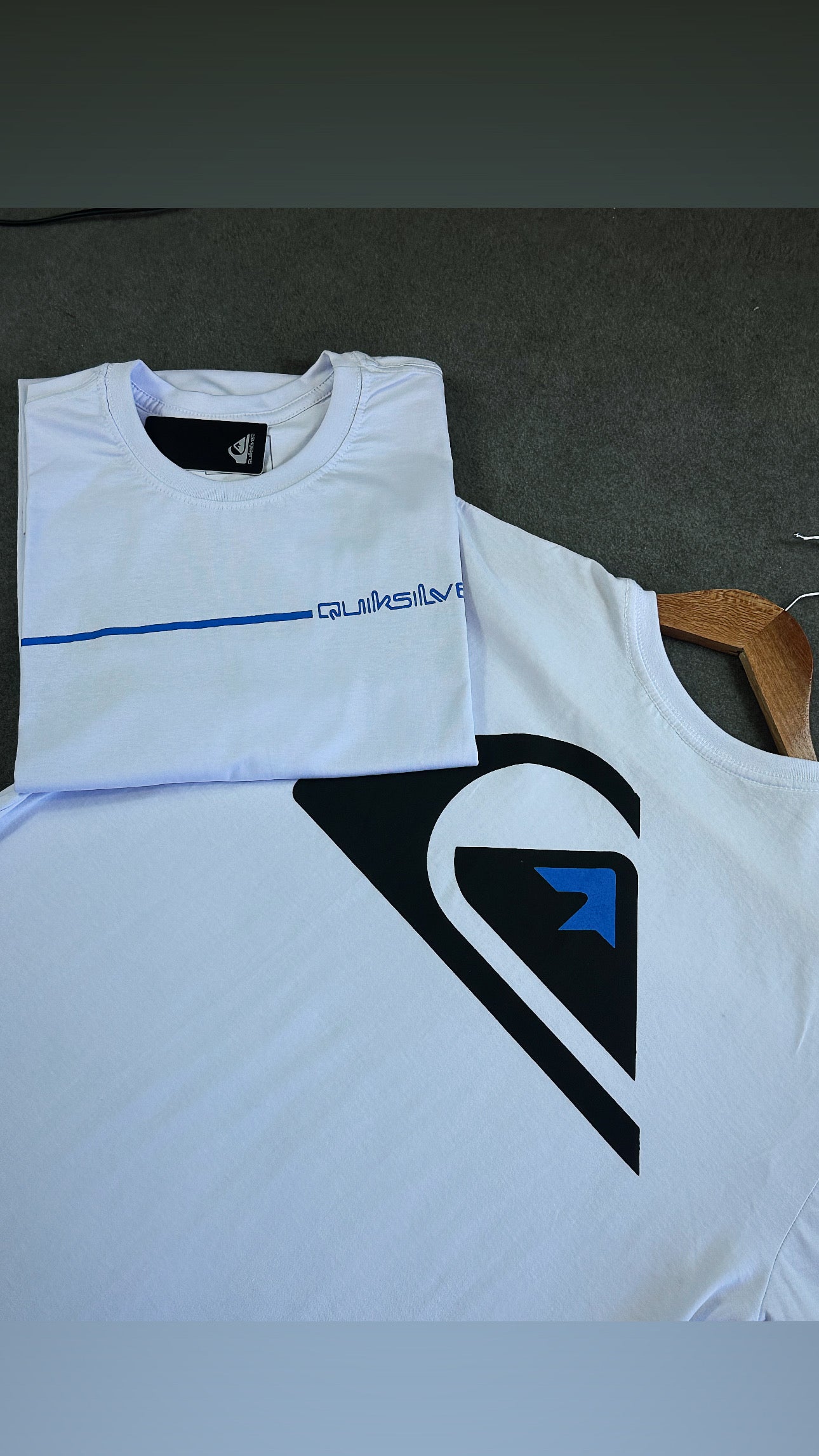 Camisa Quiksilver  Masculina Branca em Algodão