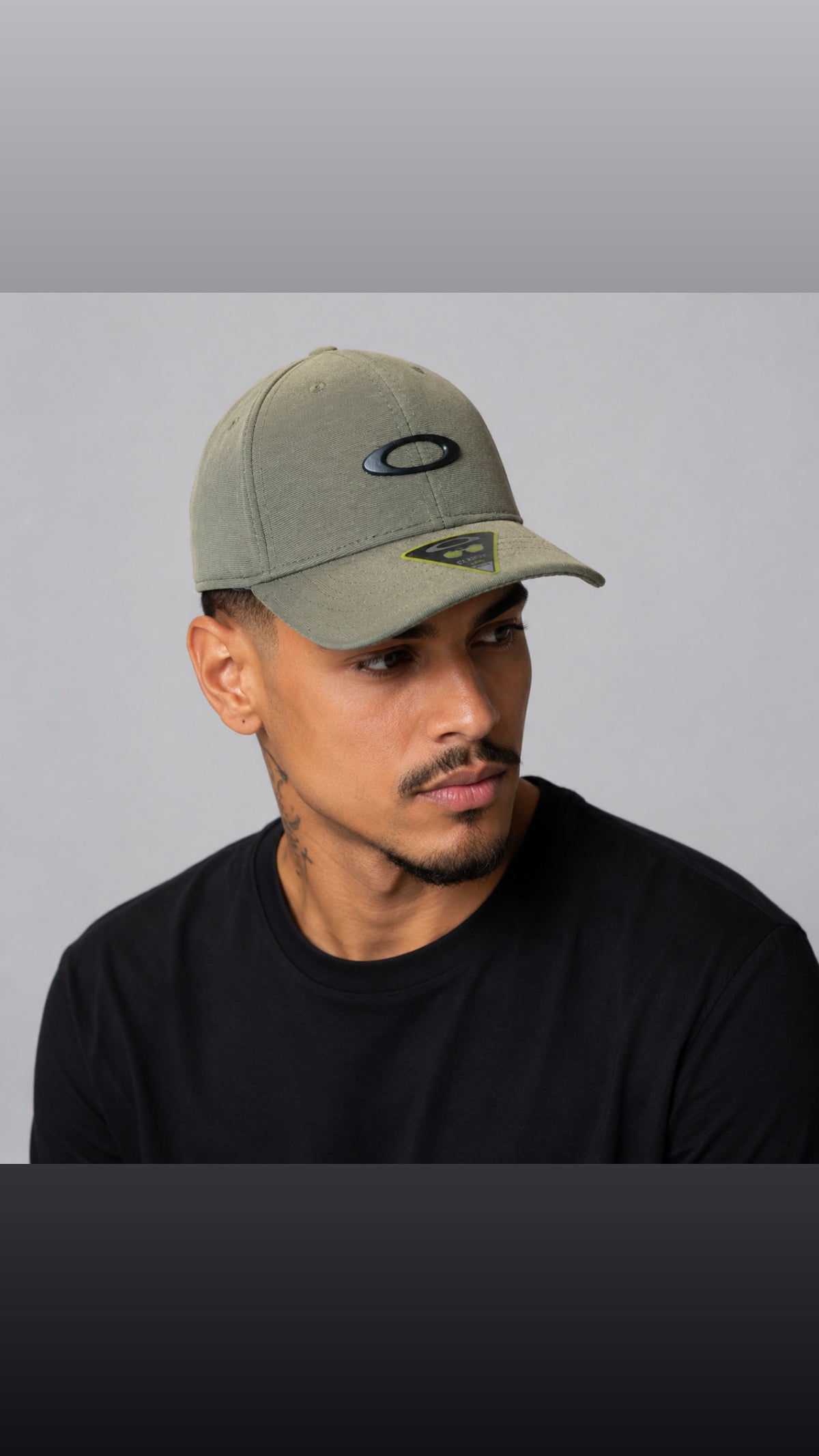 Boné Flex Fit Poliester Verde Militar