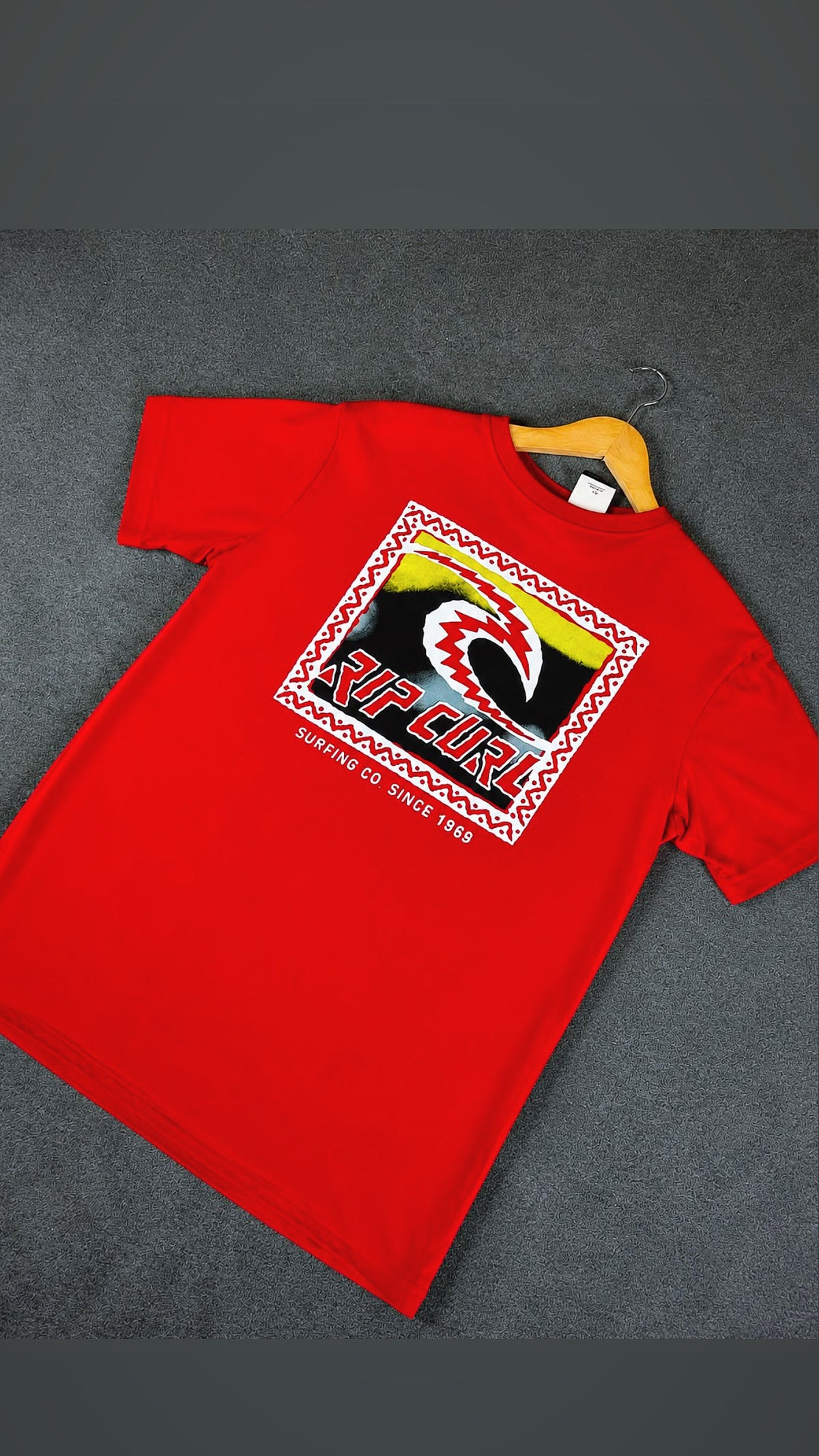 Camisa Hip Curl Vermelha em Algodão
