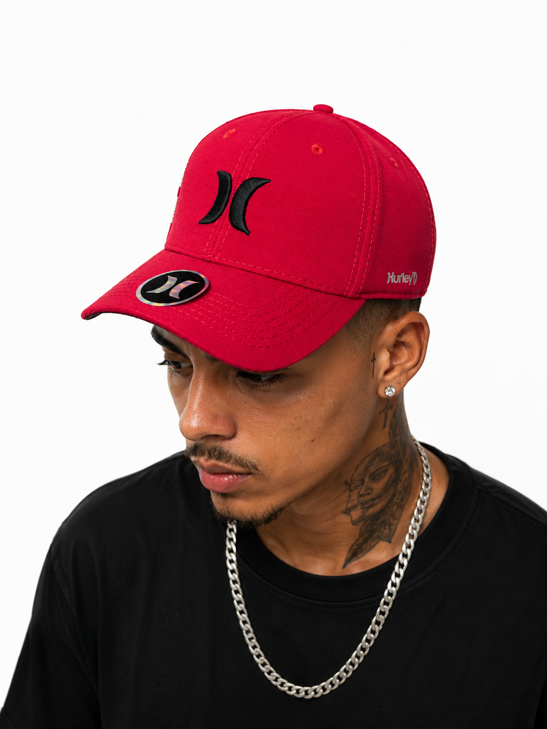 Boné H Masculino Poliester Vermelho