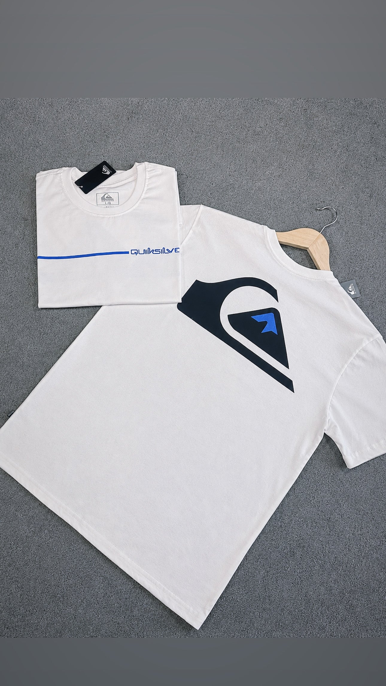 Camisa Quiksilver  Masculina Off-white em Algodão