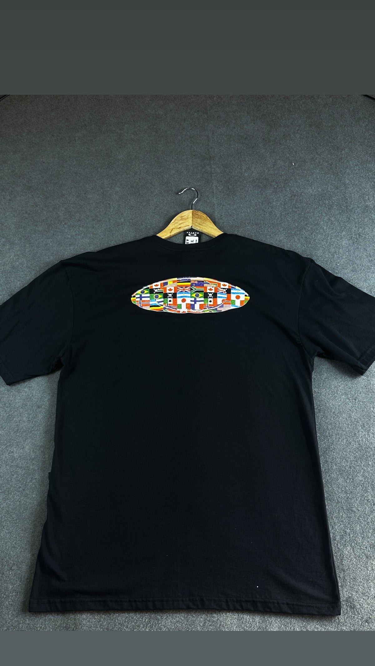 Camisa Oakley  Masculina Preta em Algodão