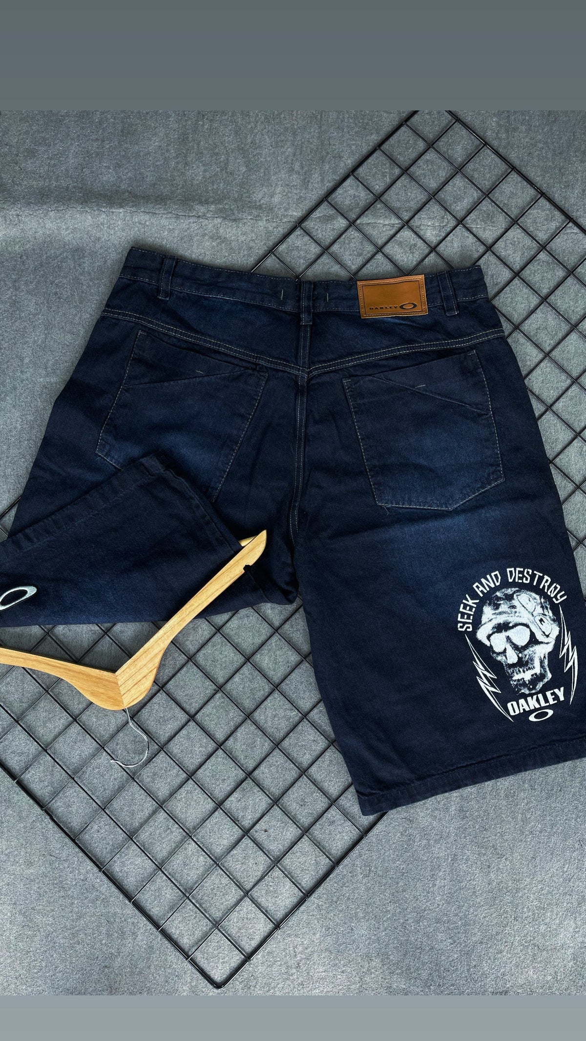 Bermuda Jeans Estampada