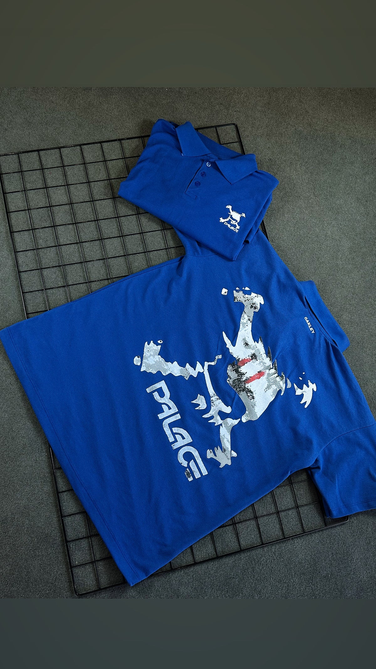 Camisa Polo Oakley Masculina Azul em Algodão