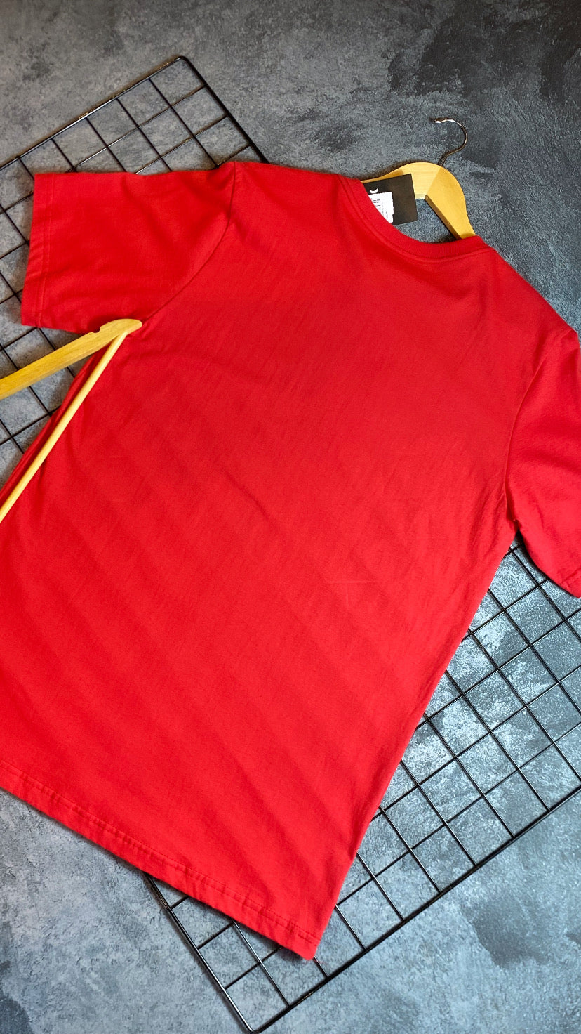 Camisa Hurley Plus size em Algodão  -Vermelha
