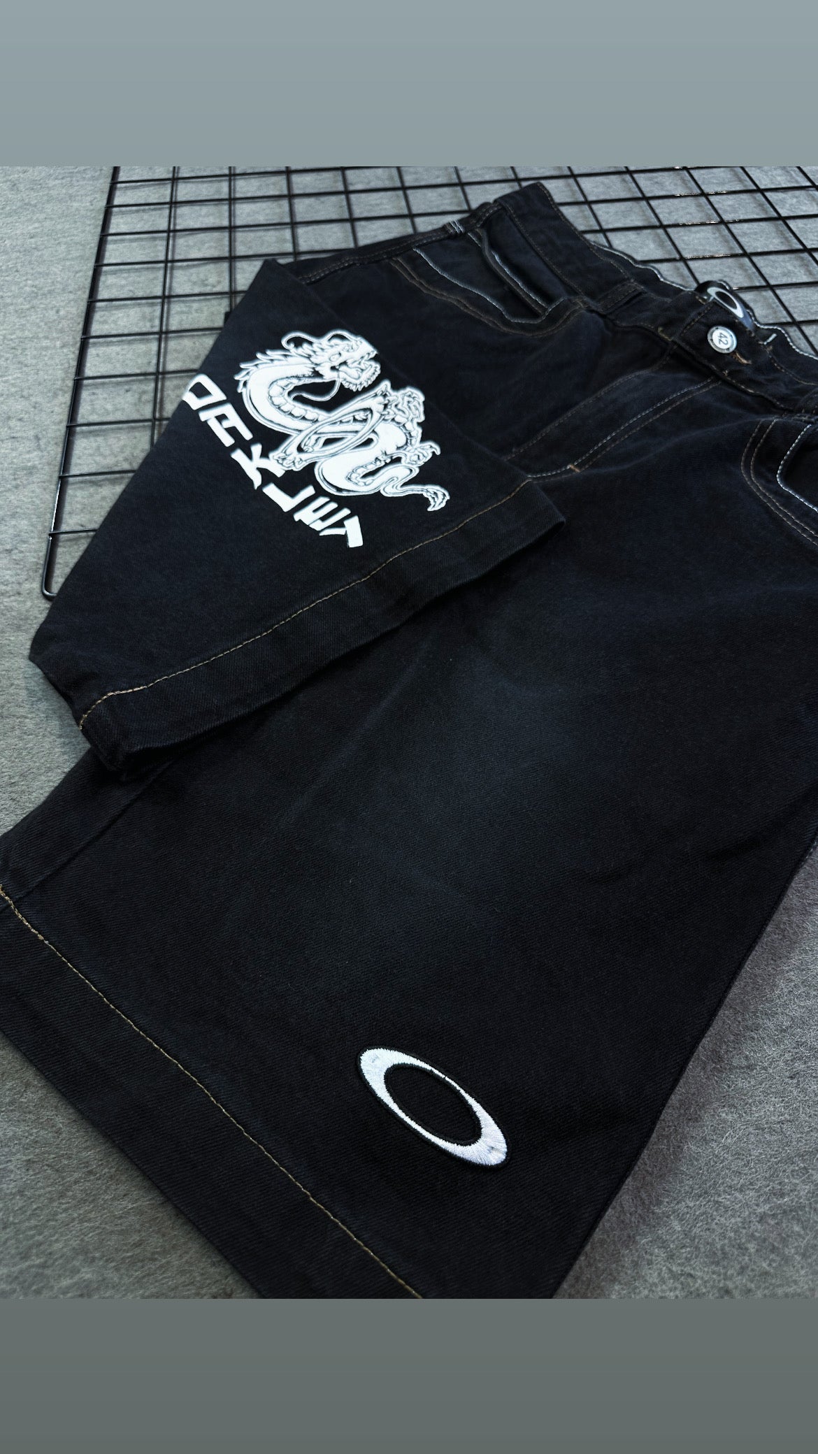 Bermuda Jeans Estampada