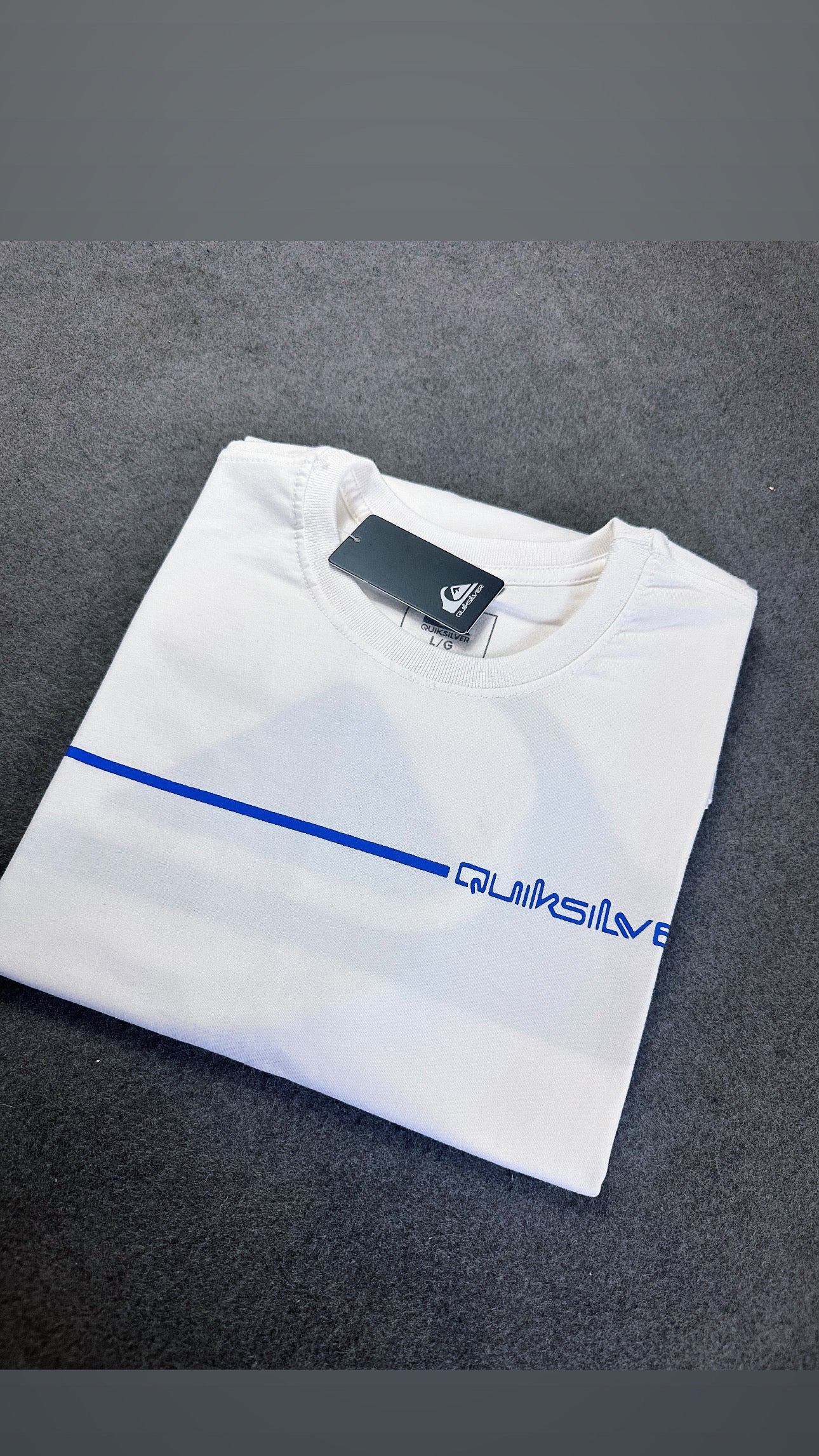 Camisa Quiksilver  Masculina Off-white em Algodão