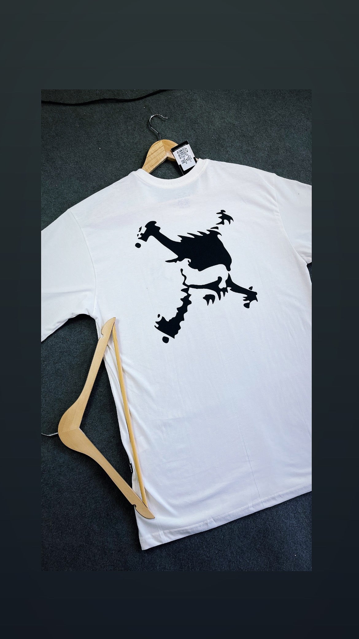 Camiseta Masculina Plus Size Branca