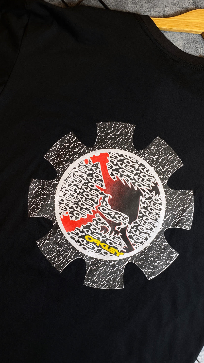 Camiseta Plus size Aoakley-Preta (Caveira)