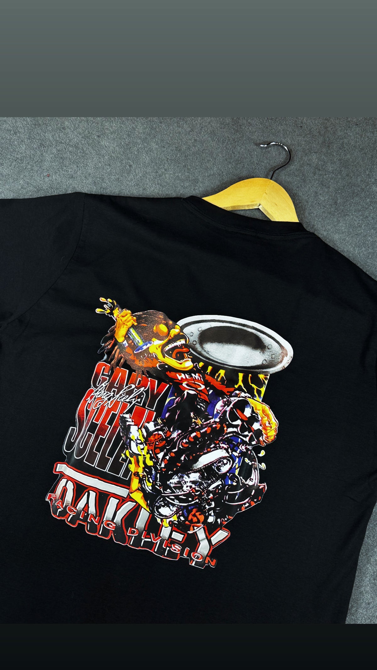 Camisa Oakley  Masculina Preta em Algodão