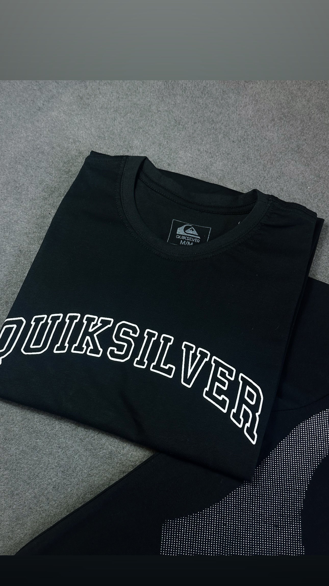 Camisa Quiksilver  Masculina Preta em Algodão