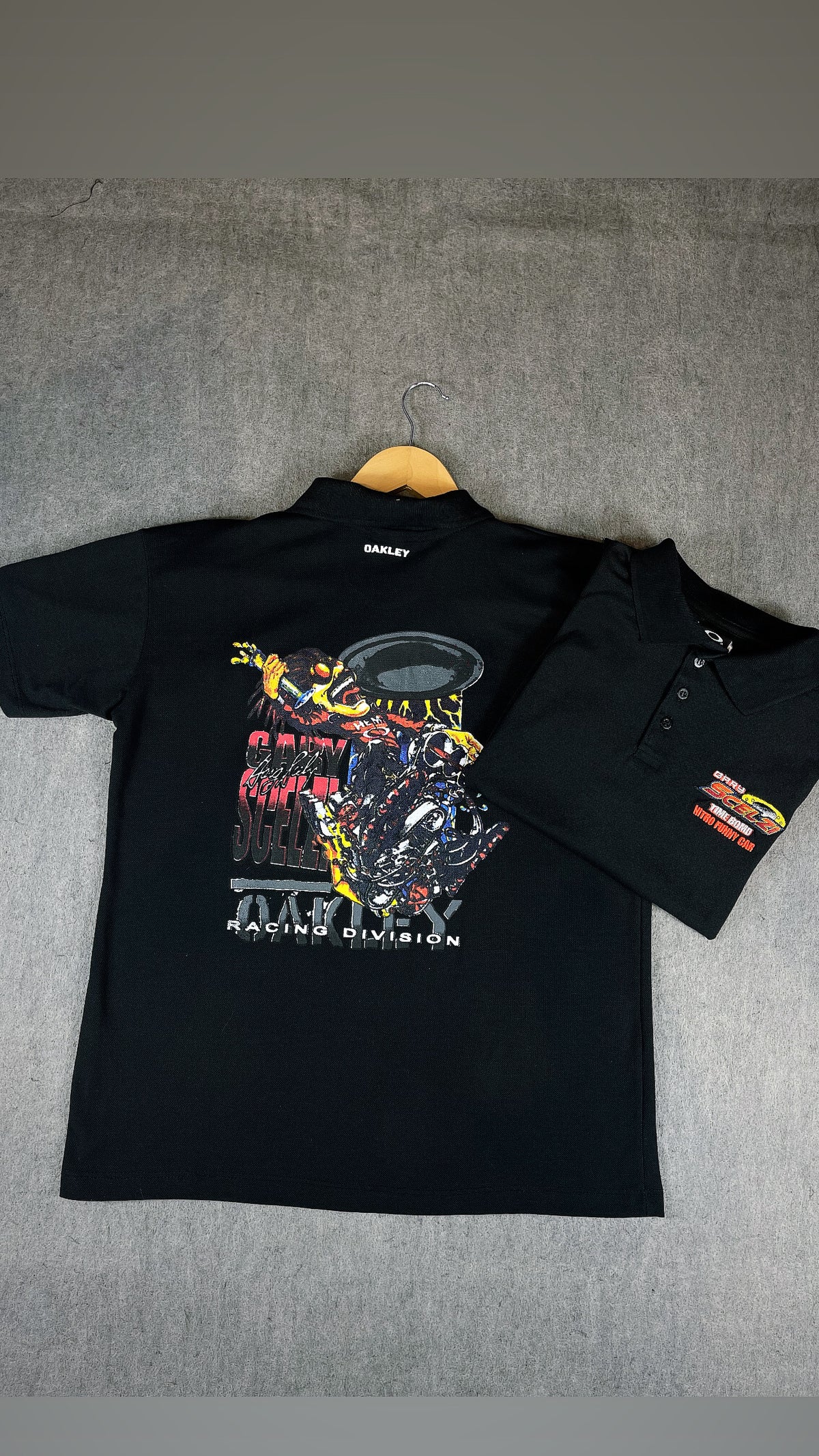 Camisa Polo Edição scelzi time bomb nitro funny car