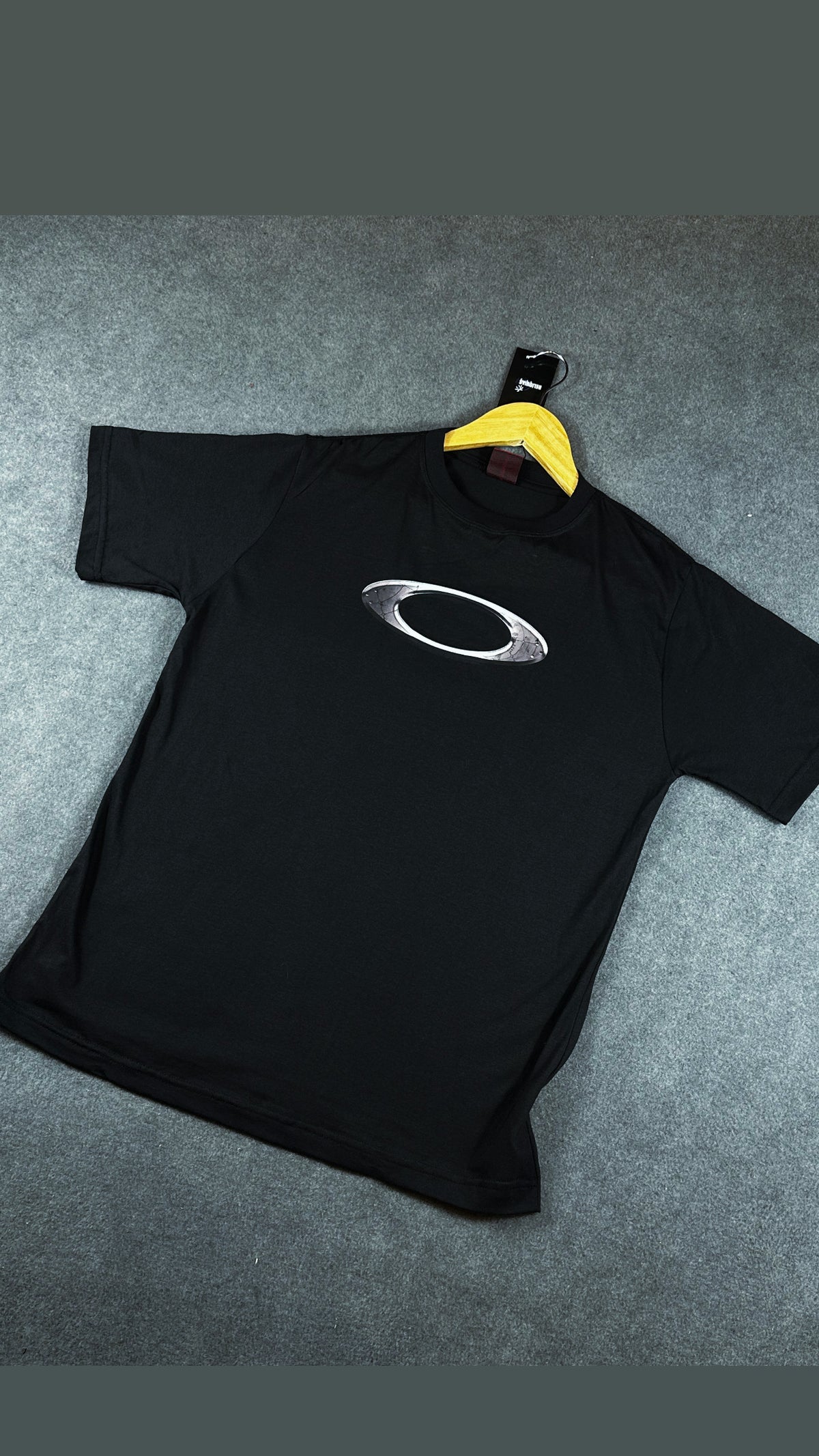 Camisa Oakley  Masculina Preta em Algodão