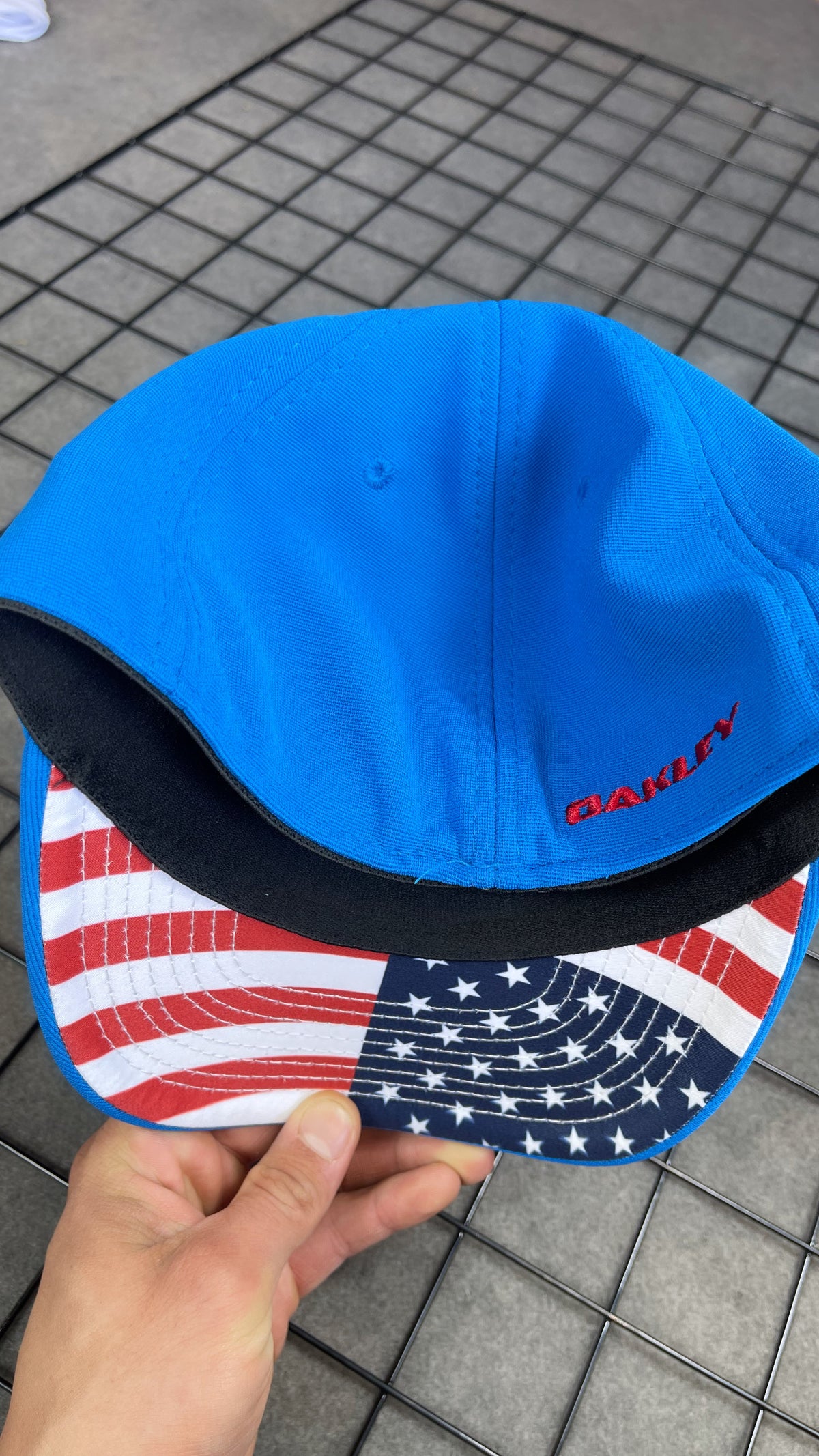Boné Flex Fit Poliester Azul