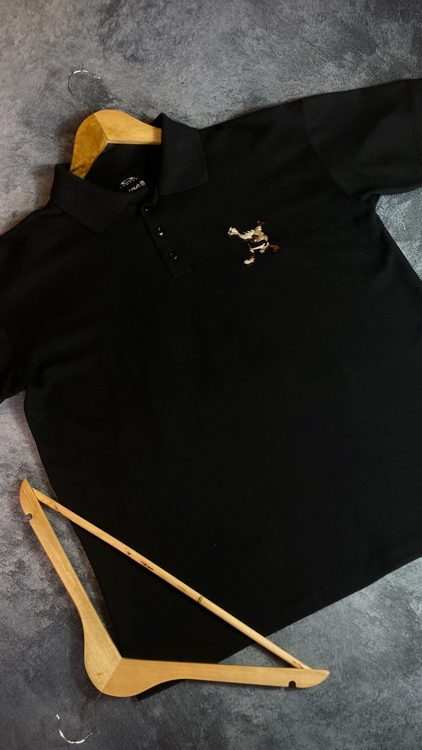 Gola Polo Oakley-Preta (caveira)