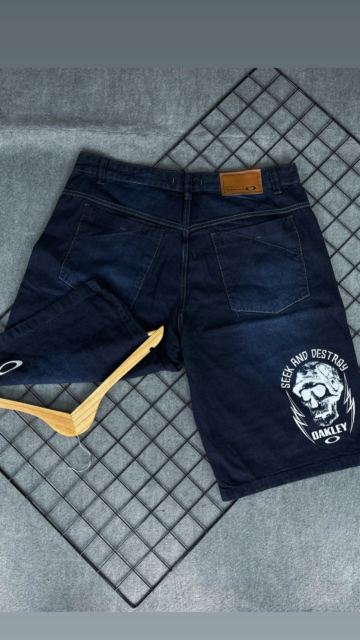 Bermuda Jeans Estampada