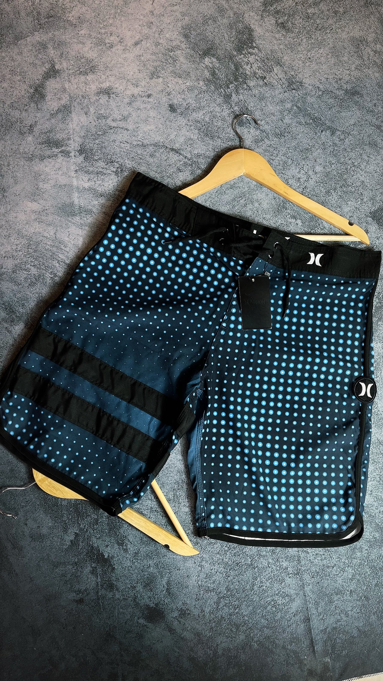 Bermuda Phanton Hurley-Azul (com bolinha)