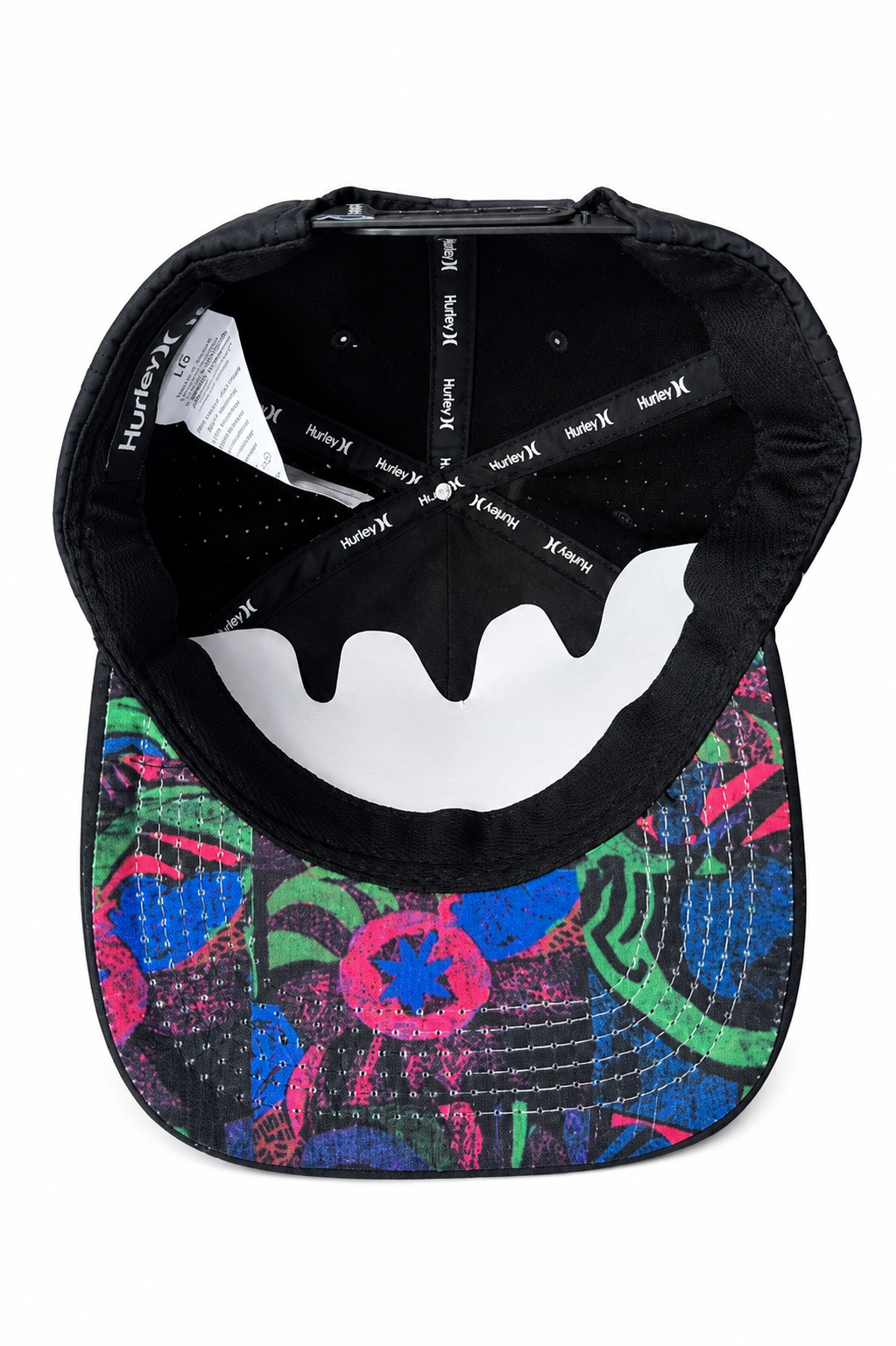 Boné H Masculino Poliester preto