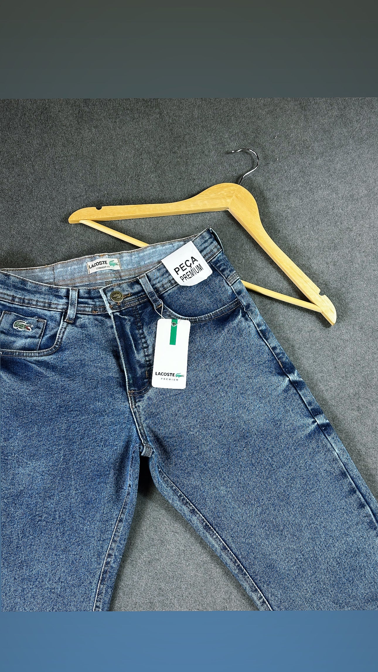 calça jens  lacoste