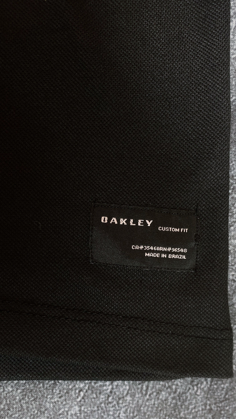 Gola Polo Oakley-Preta (caveira)