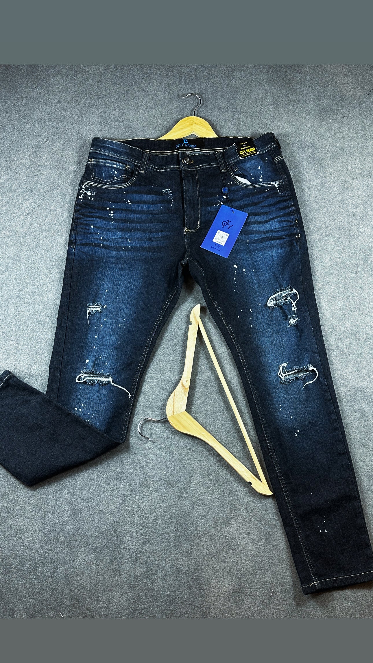 Calça jogador City Denim