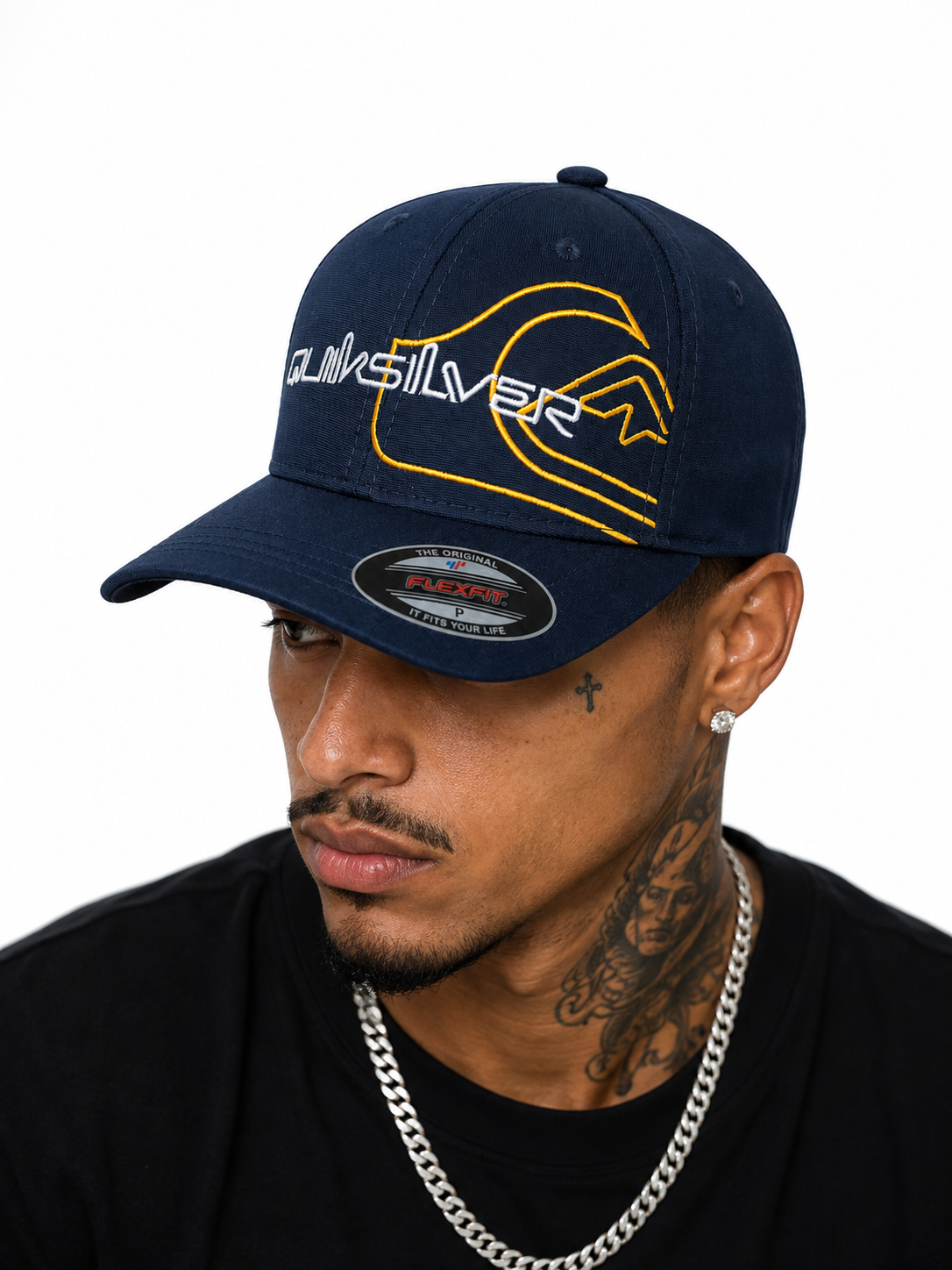 Boné Flex Fit Poliester Azul