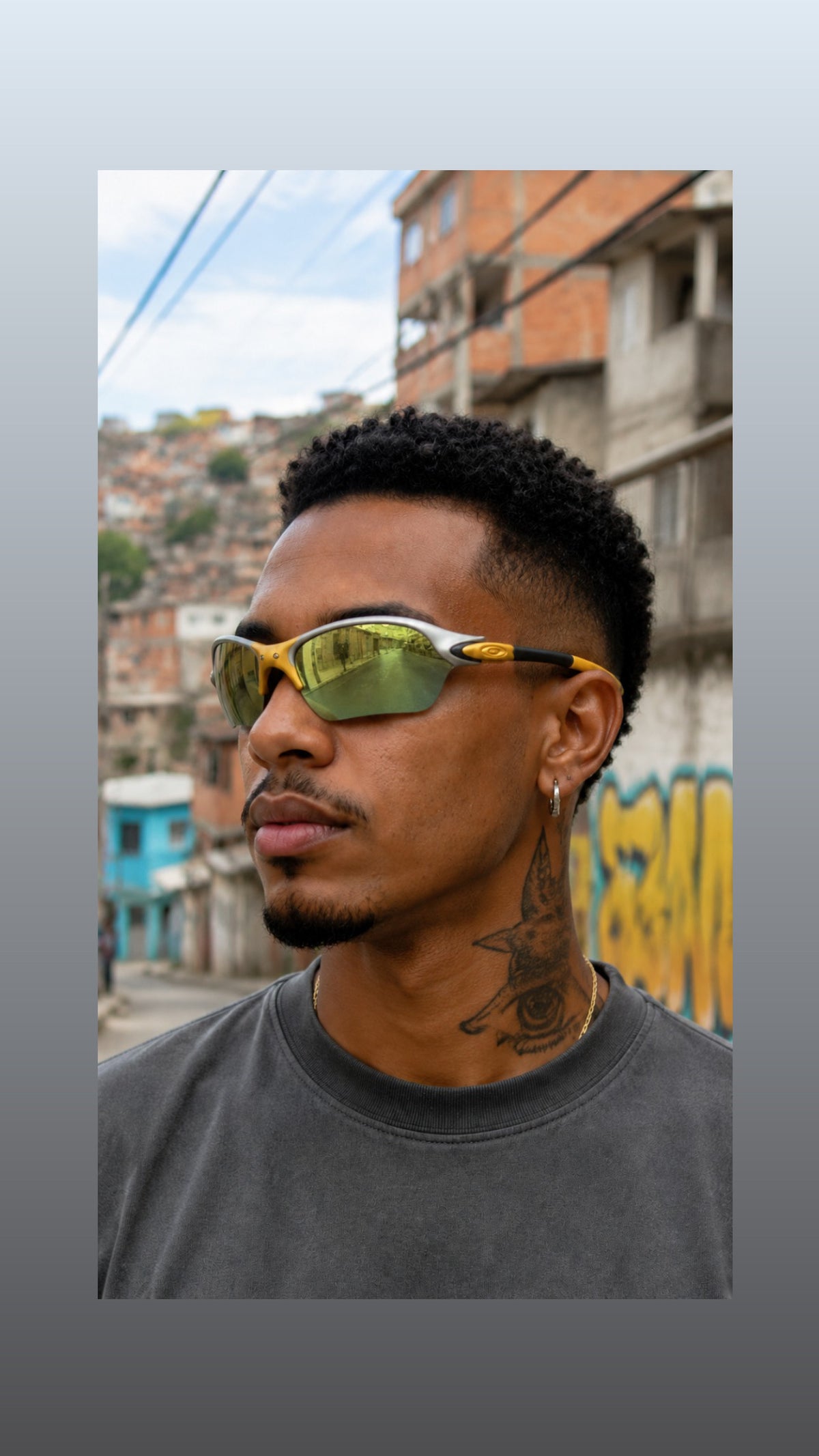 Óculos  X-Metal Double X lente rubi 24K
