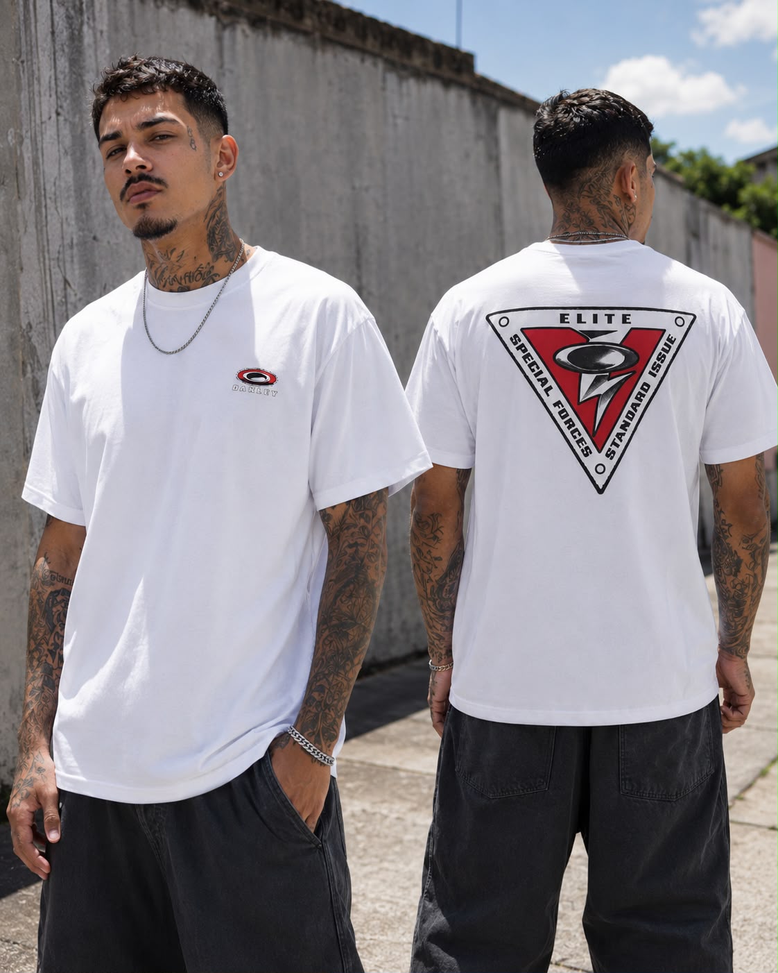 Camisa Edição  Elite Skull Tee Branca