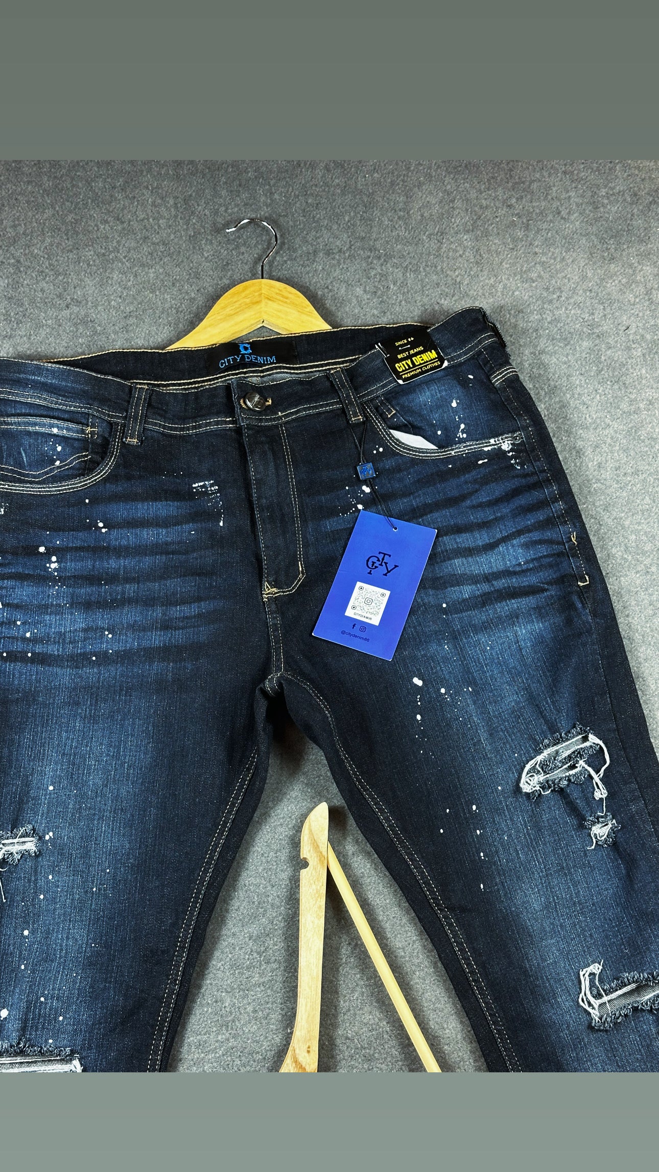 Calça jogador City Denim