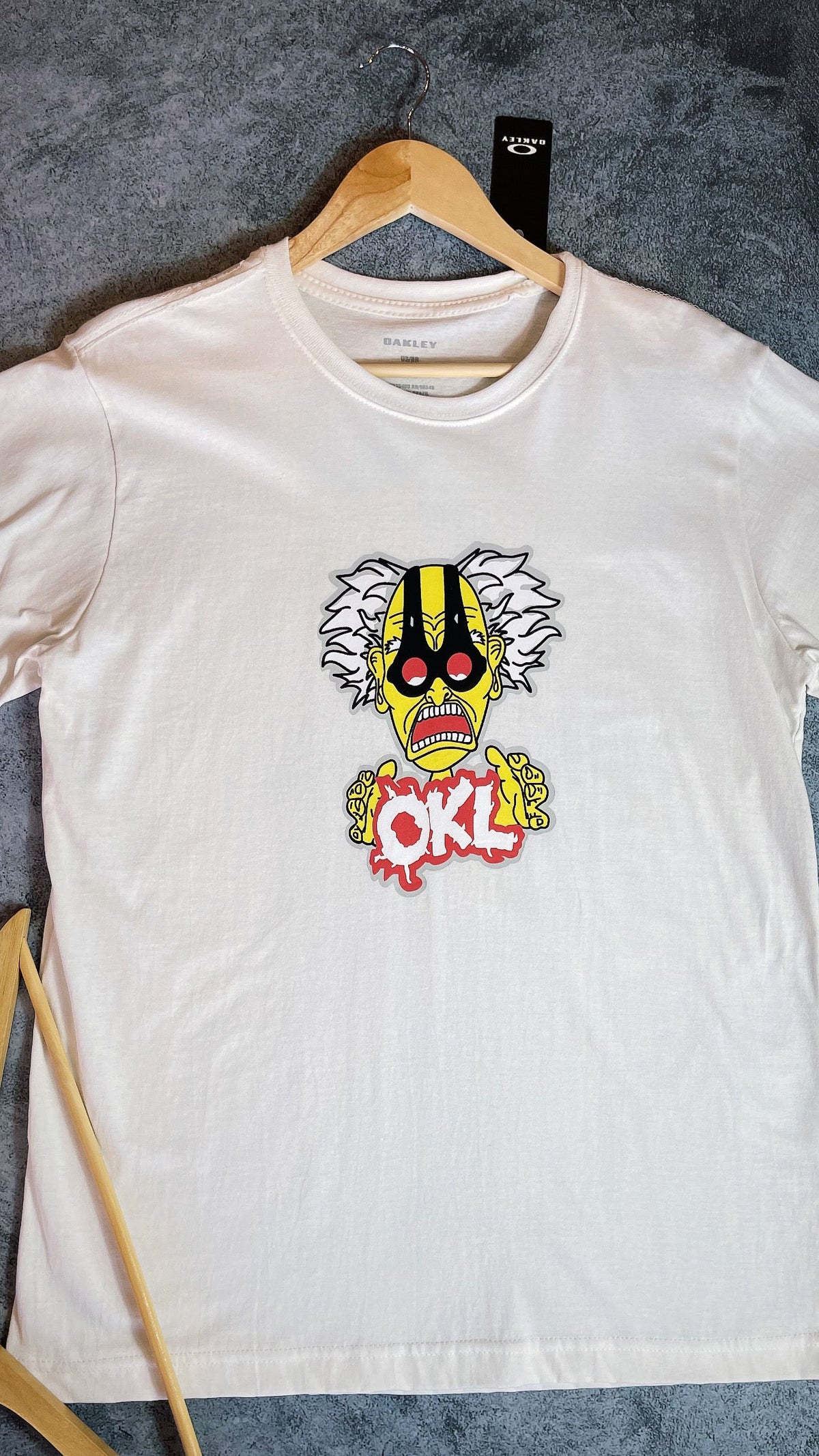 Camisa Oakley  Masculina em Algodão Off-White