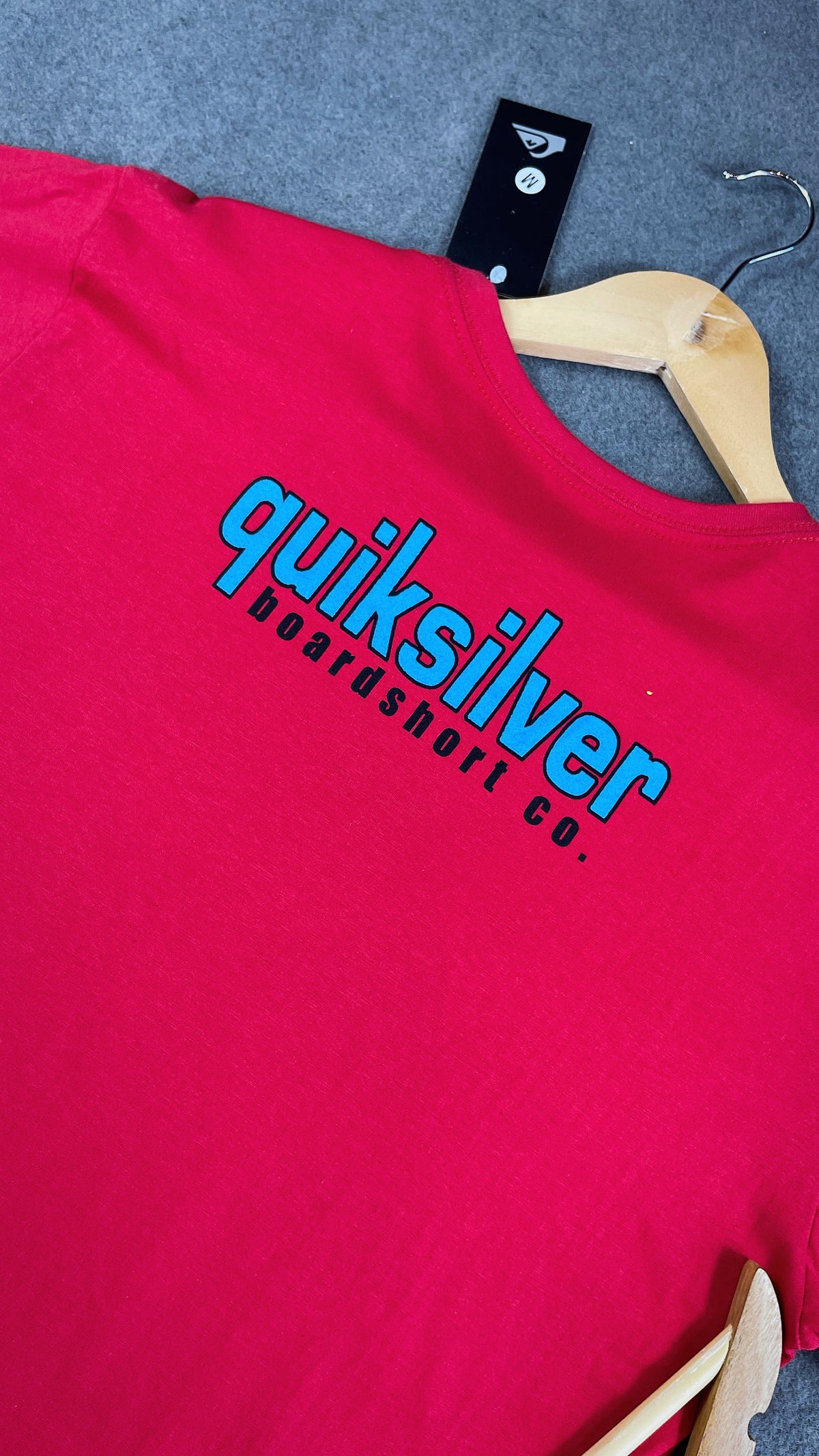 Camisa Qiksilver  Masculina Vermelha em Algodão