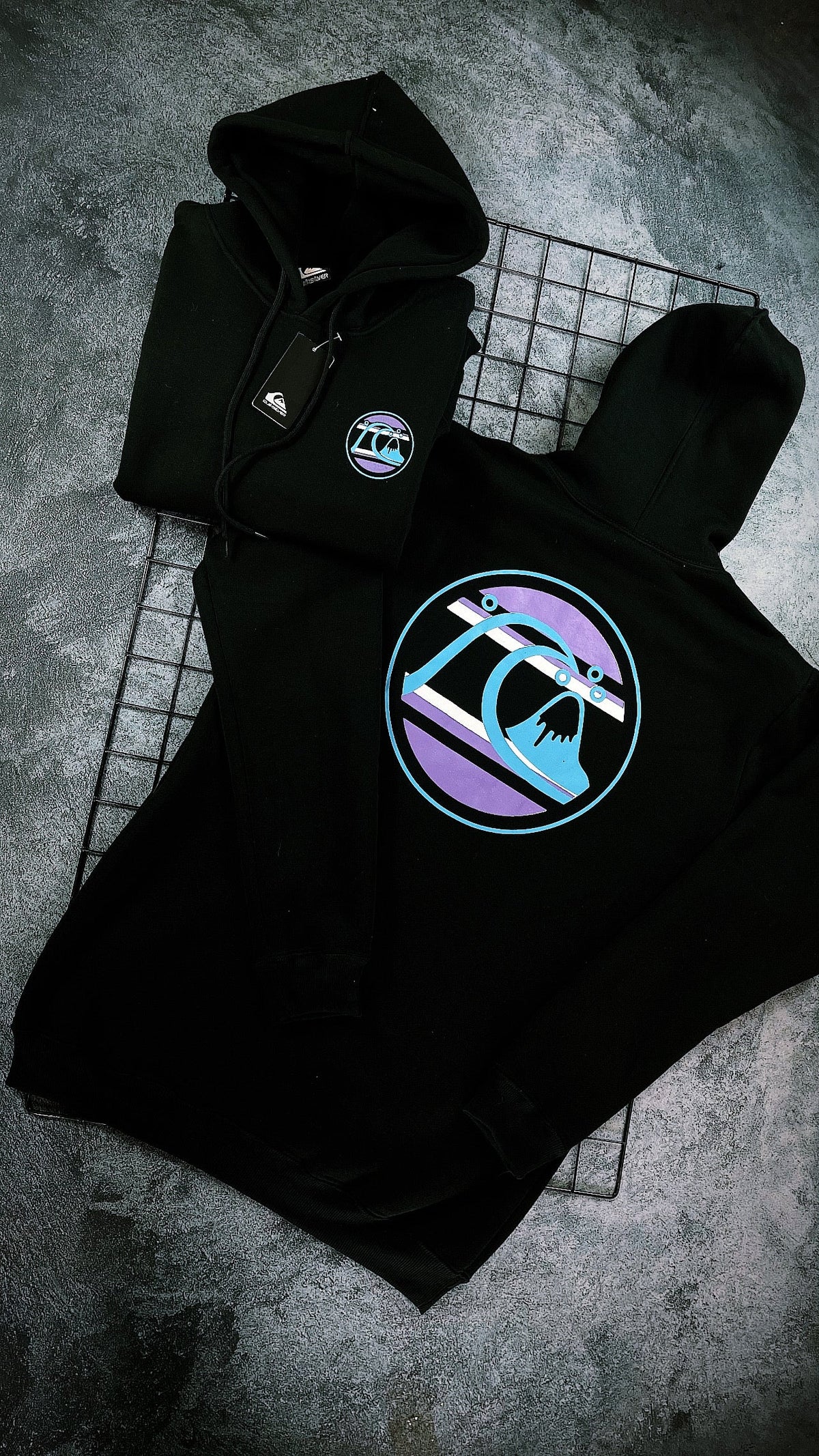 Moletom 3 Cabos Quiksilver Preto