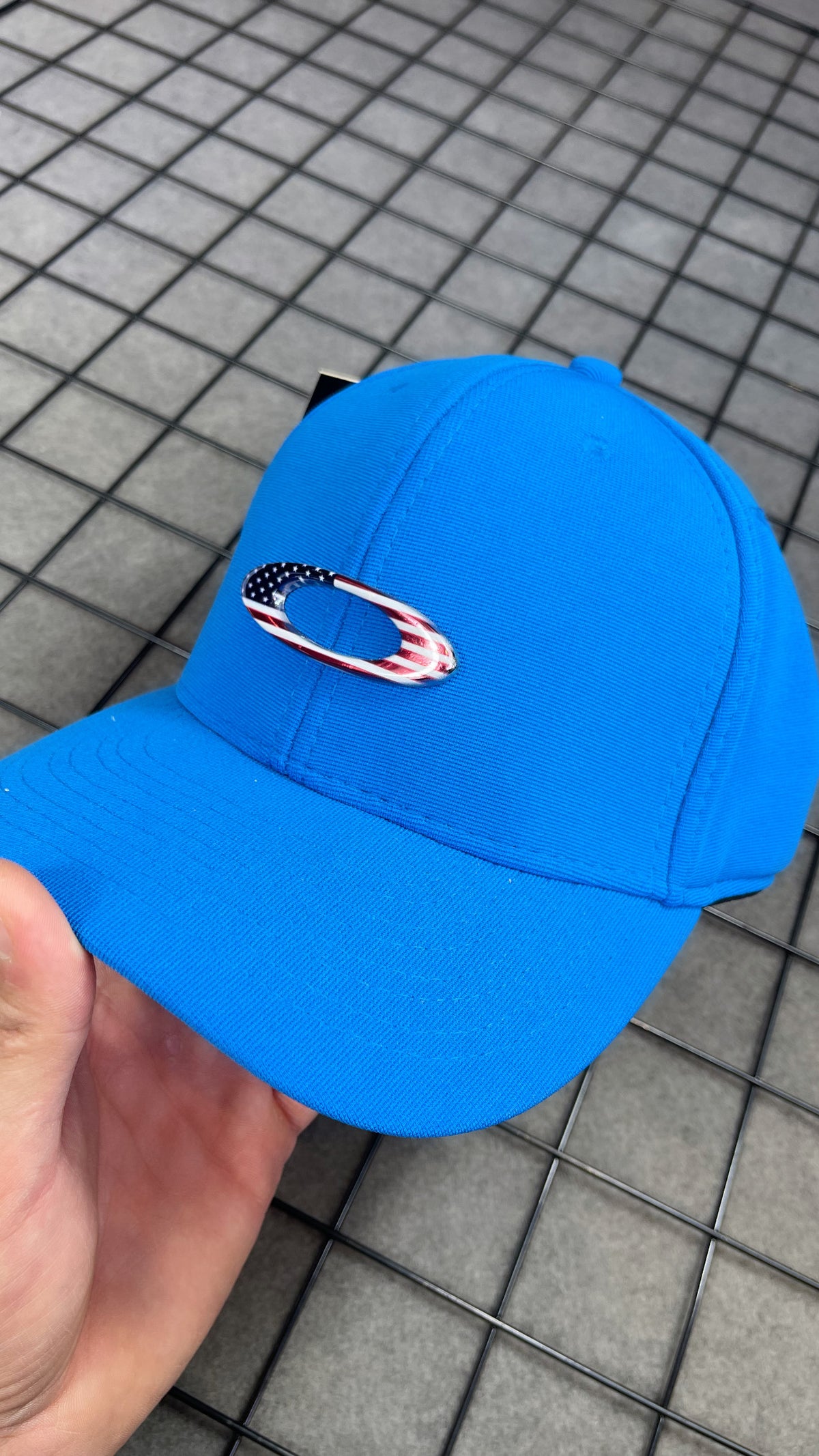 Boné Flex Fit Poliester Azul
