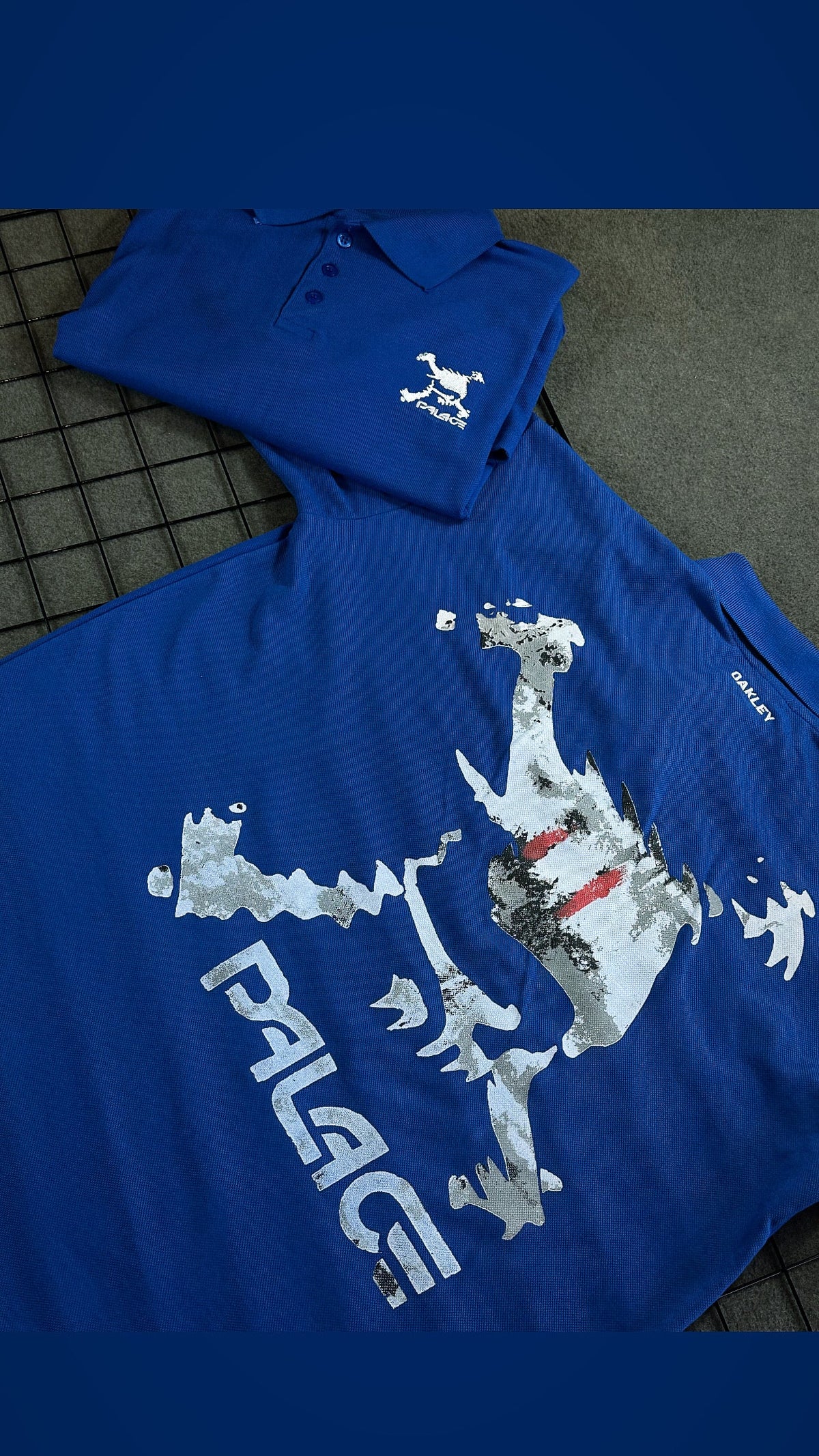 Camisa Polo Oakley Masculina Azul em Algodão