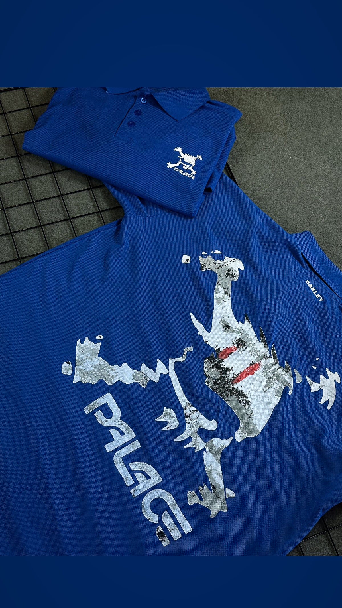 Camisa Polo Oakley Masculina Azul em Algodão