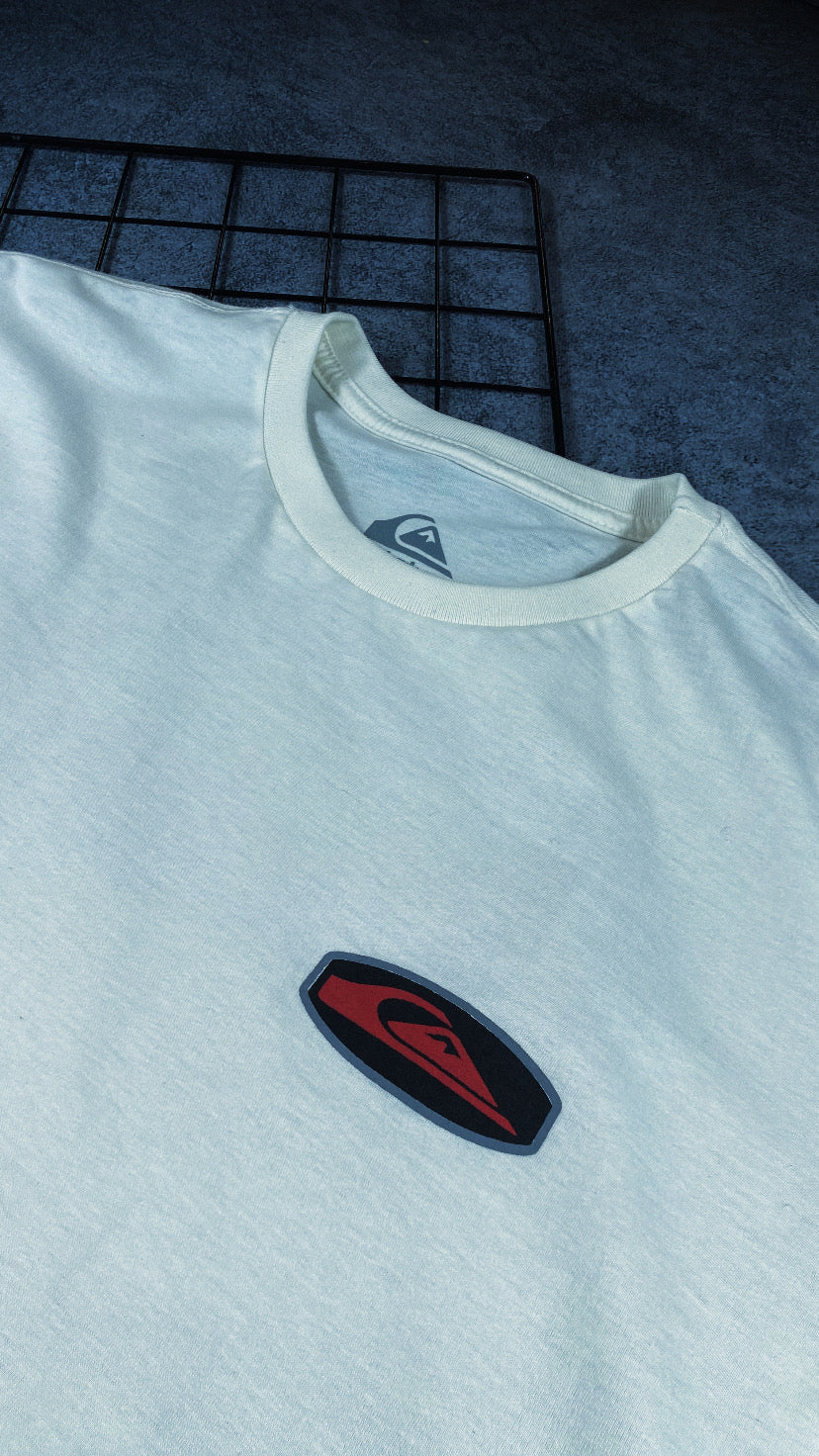 Camiseta Quiksilver Branca em Algodão