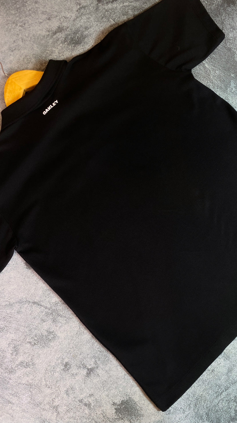 Gola Polo Oakley-Preta (fogo)